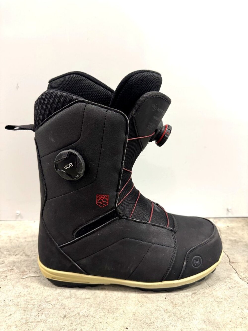 Nidecker Triton Snowboard Boot US 9 BOA Black SINGLE ONE BOOT